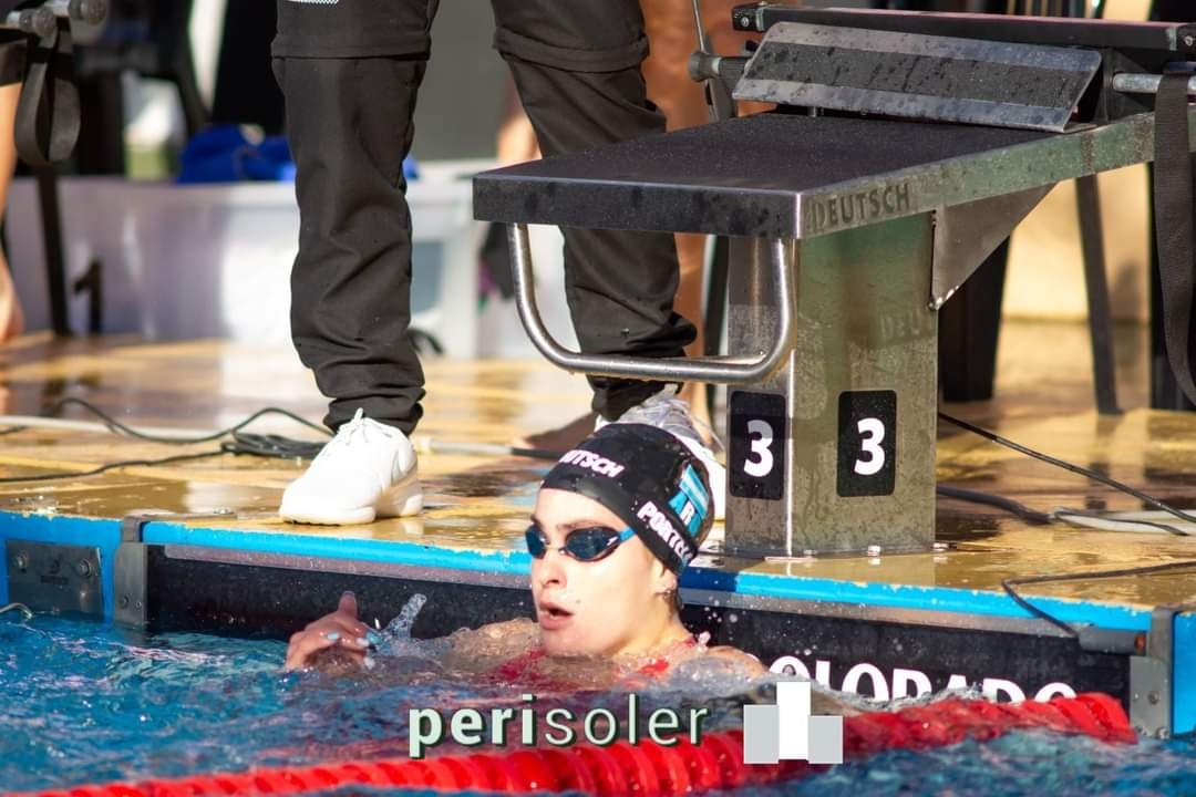 Magdalena Portela, una de las clasificadas al Mundial Junior de natación