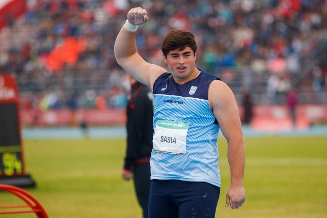 Nacho Sasia promesa del deporte argentino en Asunción 2022