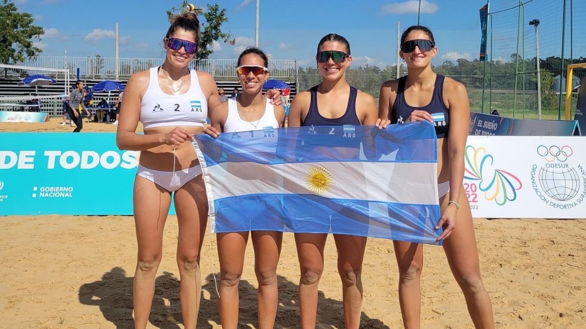 Photo of El beach volley femenino clasificó a cuartos en Asunción 2022
