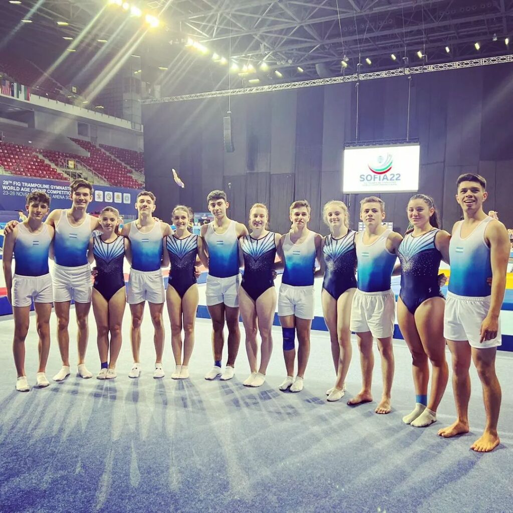 Tomás Roberti se ubicó noveno en el Mundial de trampolín Argentina