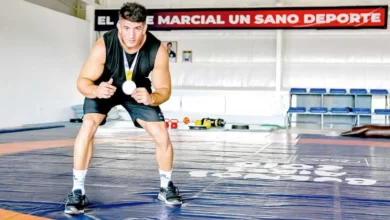 Photo of Ricardo Báez: “Dejaba las muletas al lado del colchón para entrenar”