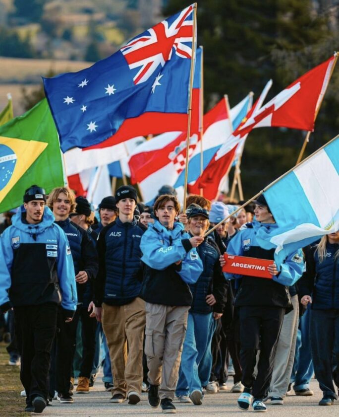 Argentinos en el Mundial de Esquí Acrobático