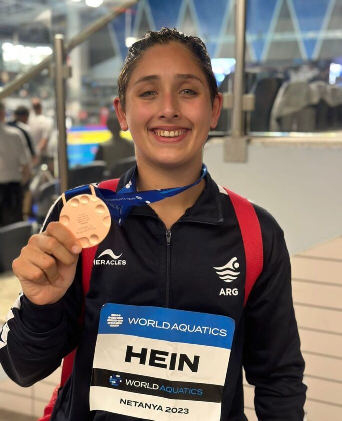 Agostina Hein ganó una medalla en el Mundial